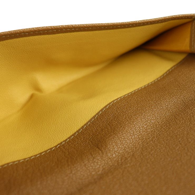 Bvlgari Bulgari Doppiotondo Long Wallet 26856 Leather Light Brown Tone Gold