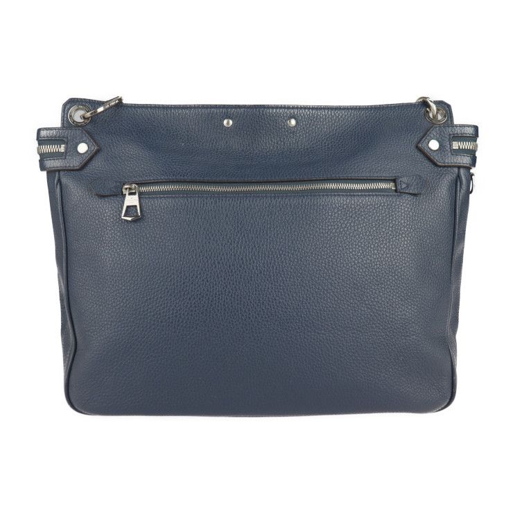 Louis Vuitton Alma Nd Messenger Shoulder Bag M42685 Taurillon Leather Marine