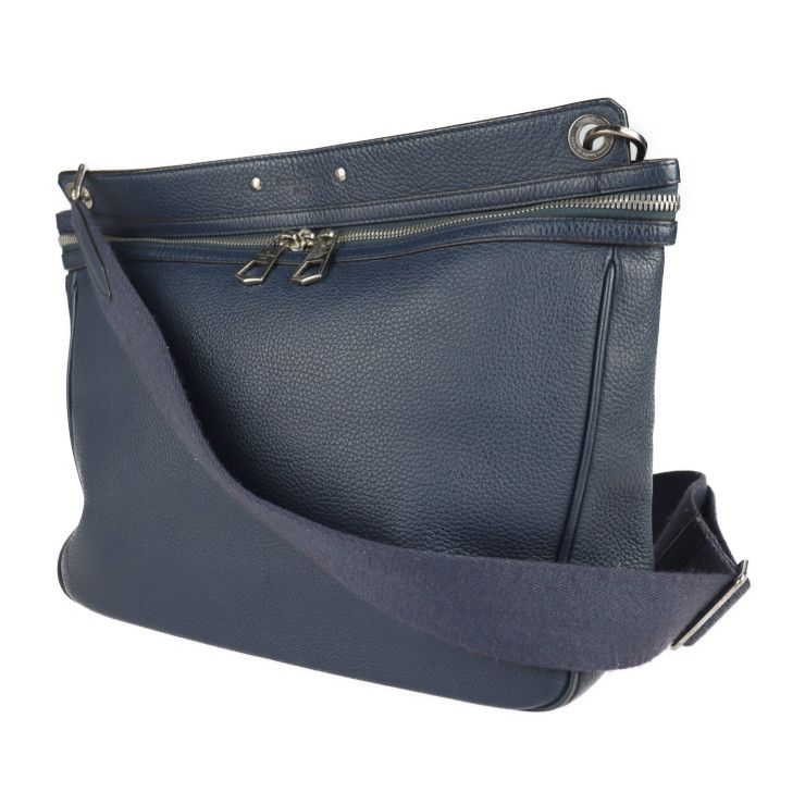 Louis Vuitton Alma Nd Messenger Shoulder Bag M42685 Taurillon Leather Marine