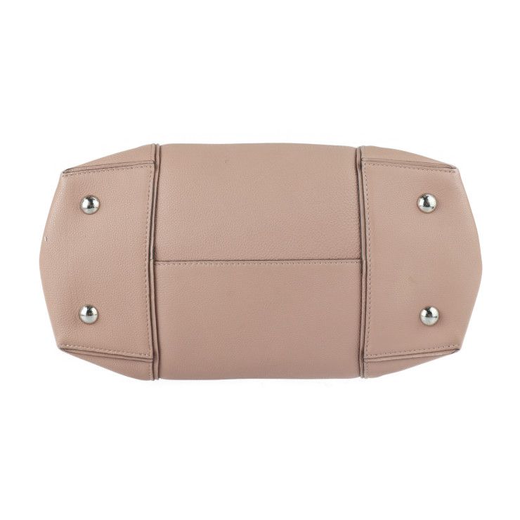 Louis Vuitton Lockit MM Handbag M94594 Leather Magnolia Pinkish Silver Hardware