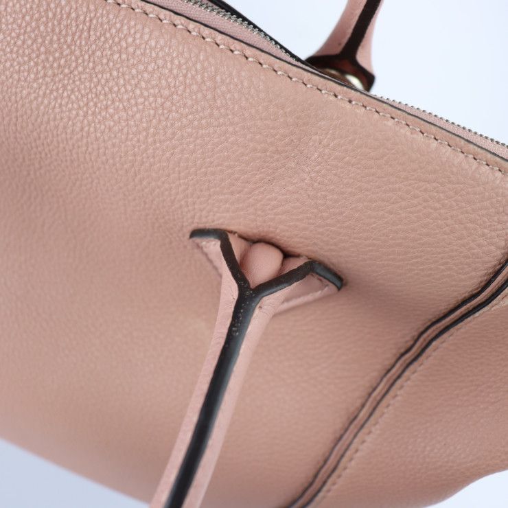 Louis Vuitton Lockit MM Handbag M94594 Leather Magnolia Pinkish Silver Hardware
