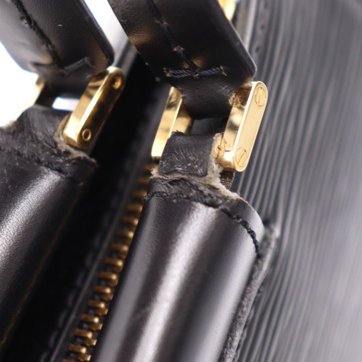Louis Vuitton Figari MM Handbag M52002 Leather Black Gold Hardware Epi Viton