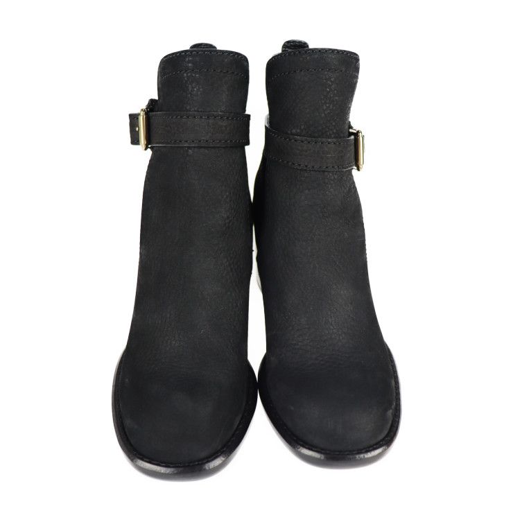 Louis Vuitton Ankle Boots - Leather Black Gold Hardware Short Boots Belt Vuitton