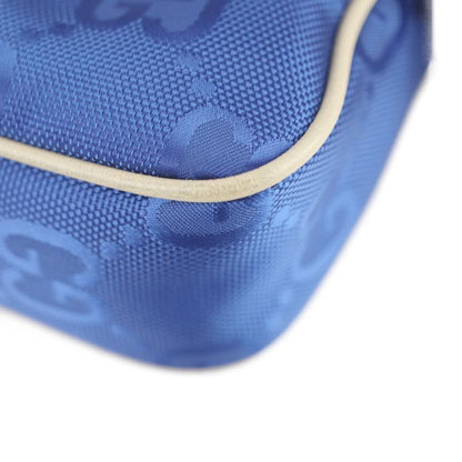 Gucci Belt Bag Body Bag 631341 Nylon Leather Blue Beige Off The Grid Body Bag
