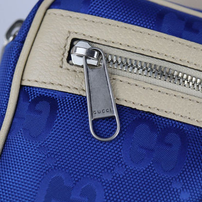 Gucci Belt Bag Body Bag 631341 Nylon Leather Blue Beige Off The Grid Body Bag