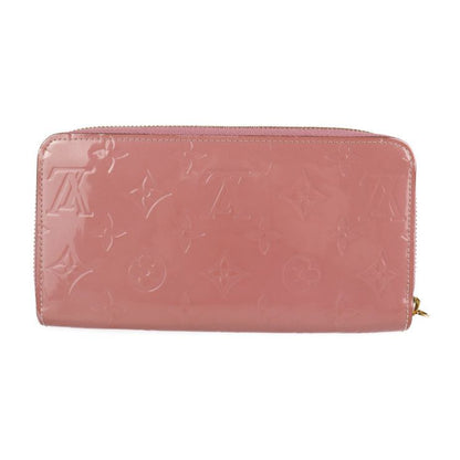 Louis Vuitton Zippy Wallet Long Wallet M90474 Patent Leather Rose Blush Pink