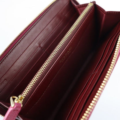 Bvlgari Bulgari Long Wallet 286311 Leather Heather Amethyst Pinkish Gold