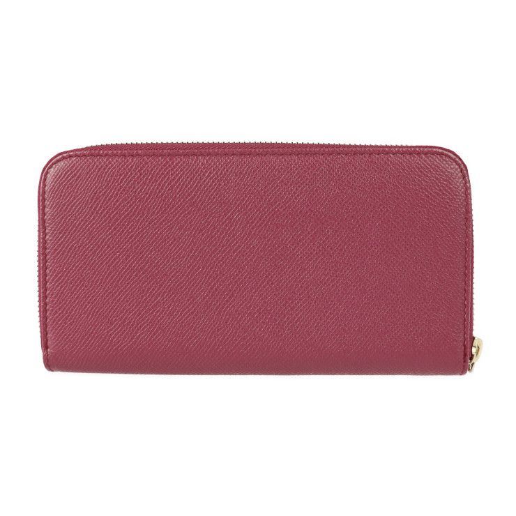 Bvlgari Bulgari Long Wallet 286311 Leather Heather Amethyst Pinkish Gold