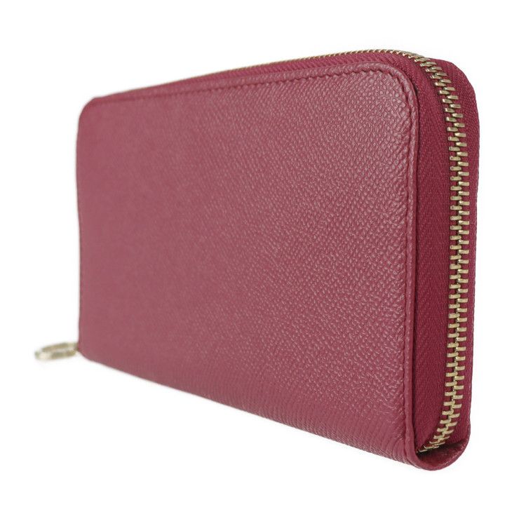 Bvlgari Bulgari Long Wallet 286311 Leather Heather Amethyst Pinkish Gold