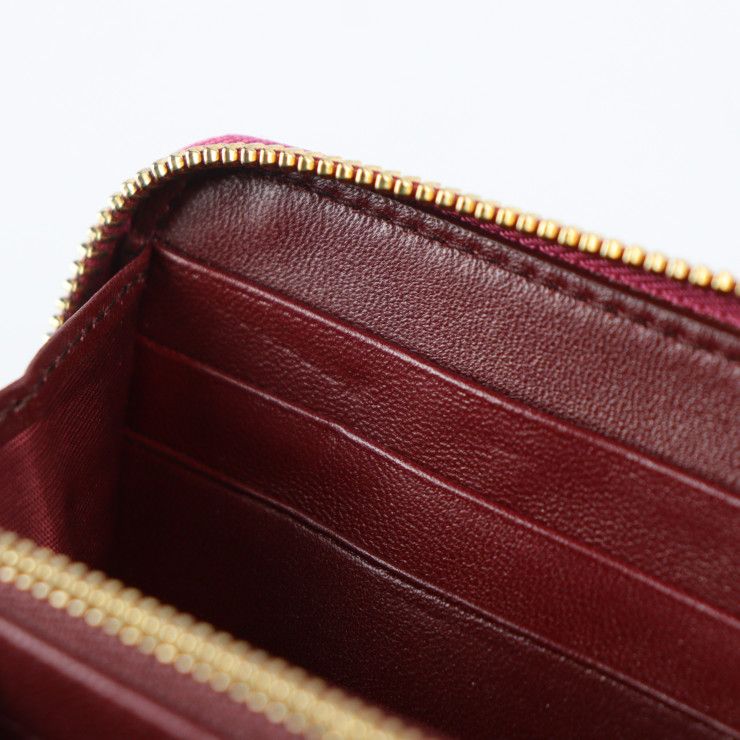 Bvlgari Bulgari Long Wallet 286311 Leather Heather Amethyst Pinkish Gold