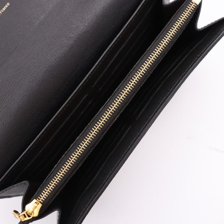 Louis Vuitton Portefeuille Sarah Long Wallet M64488 PVC Calf Leather Brown