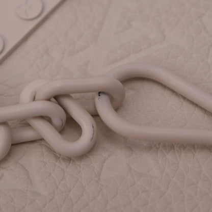 Louis Vuitton Sac Pla Virgil Abloh Tote Bag M53265 Taurillon Leather White