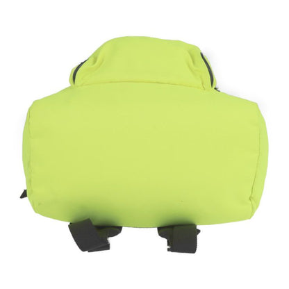 Saint Laurent Paris Moon Backpack Daypack 342609 Nylon Leather Neon Yellow