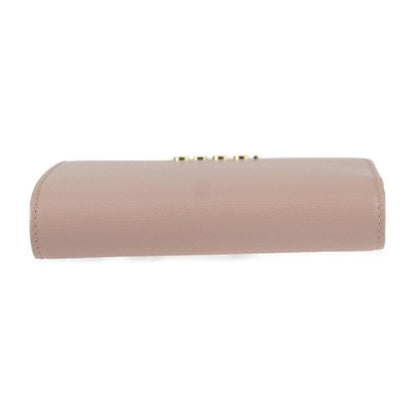 Gucci Script Zip Around Wallet Bifold Wallet 772640 Leather Pink Gold Hardware