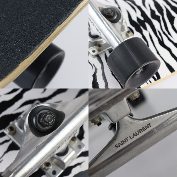 YVES Saint Laurent Yves Saint Laurent Skateboard Other Goods - Wood White Black