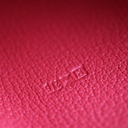 Hermes Long Wallet - Chvre Rouge Cazac Pink Evelyn Long Bifold Engraved ?P