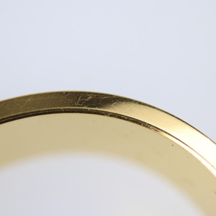 Hermes Bangle - Metal Leather Gold Red Accessories Cbangle Cuff Bracelet