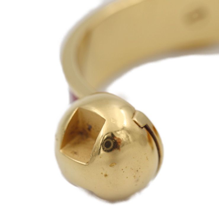 Hermes Bangle - Metal Leather Gold Red Accessories Cbangle Cuff Bracelet