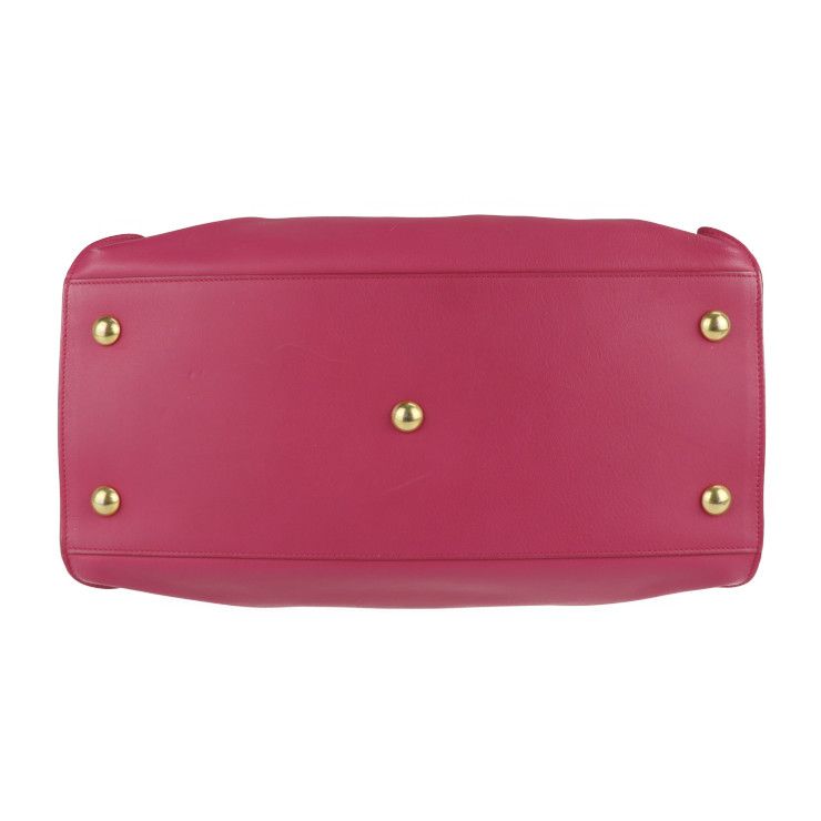 Saint Laurent Paris Cabas Su Classic Handbag 311208 Leather Pink Gold Hardware
