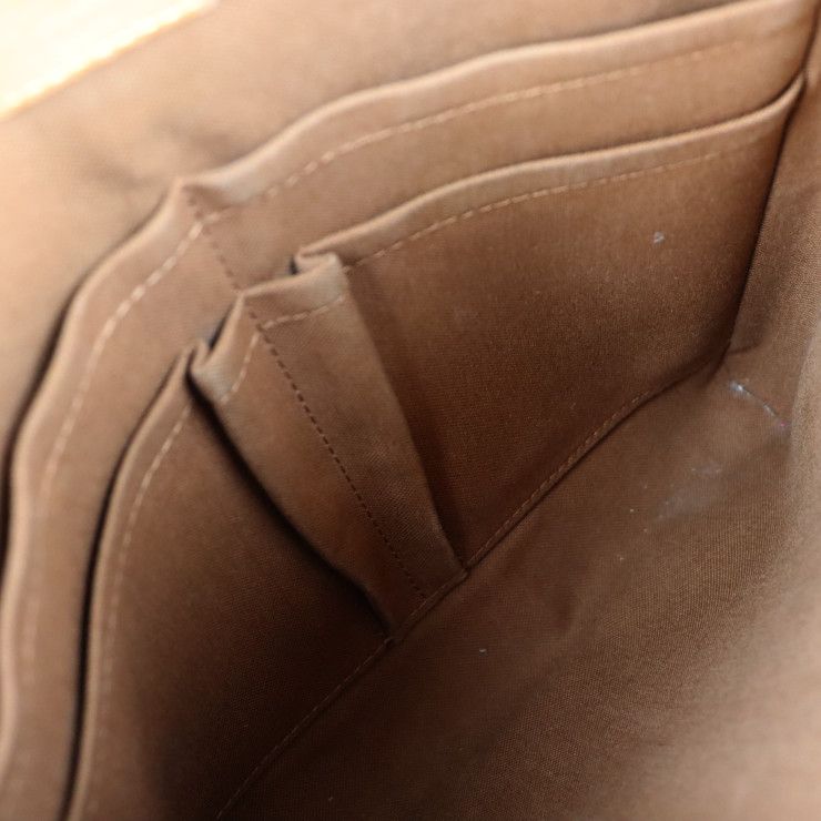 Louis Vuitton Sac A Dos Boss Faure Shoulder Bag M97037 PVC Leather Brown