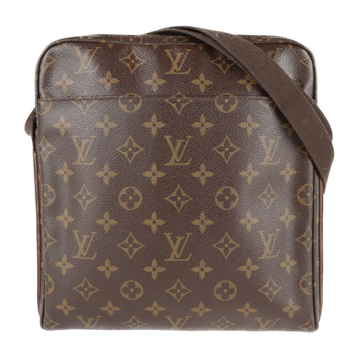 Louis Vuitton Sac A Dos Boss Faure Shoulder Bag M97037 PVC Leather Brown