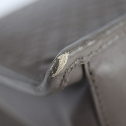 Bottega Veneta Bottega Veneta Business Bag 170238 Leather Gray Intrecciato