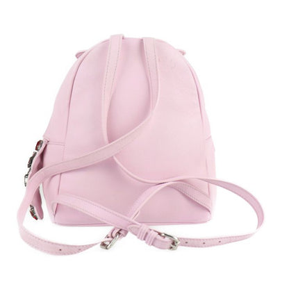Fendi Backpack Daypack 8bz036 Leather Crystal Pink By The Way Bijoux By The Way