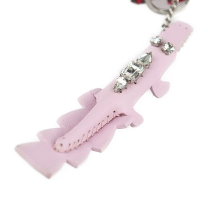 Fendi Backpack Daypack 8bz036 Leather Crystal Pink By The Way Bijoux By The Way