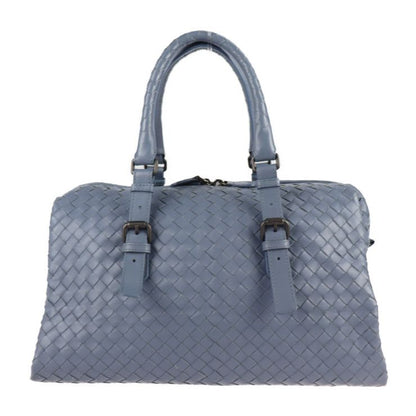 Bottega Veneta Bottega Veneta Prusse Handbag 283363 Leather Light Blue Intreccia