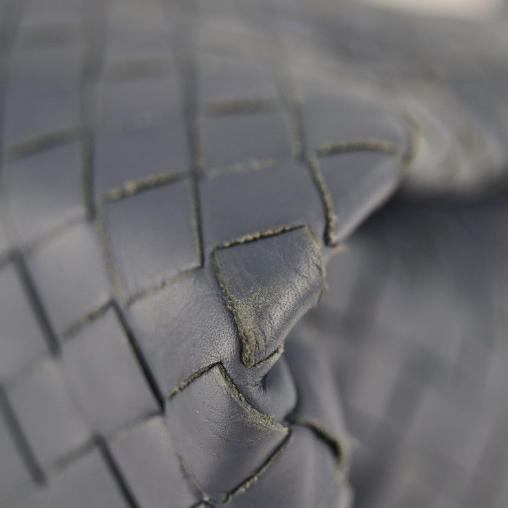 Bottega Veneta Bottega Veneta Prusse Handbag 283363 Leather Light Blue Intreccia