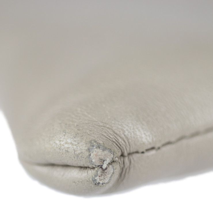 Bottega Veneta Bottega Veneta Second Bag 472578 Leather Taupe Gray Intrecciato