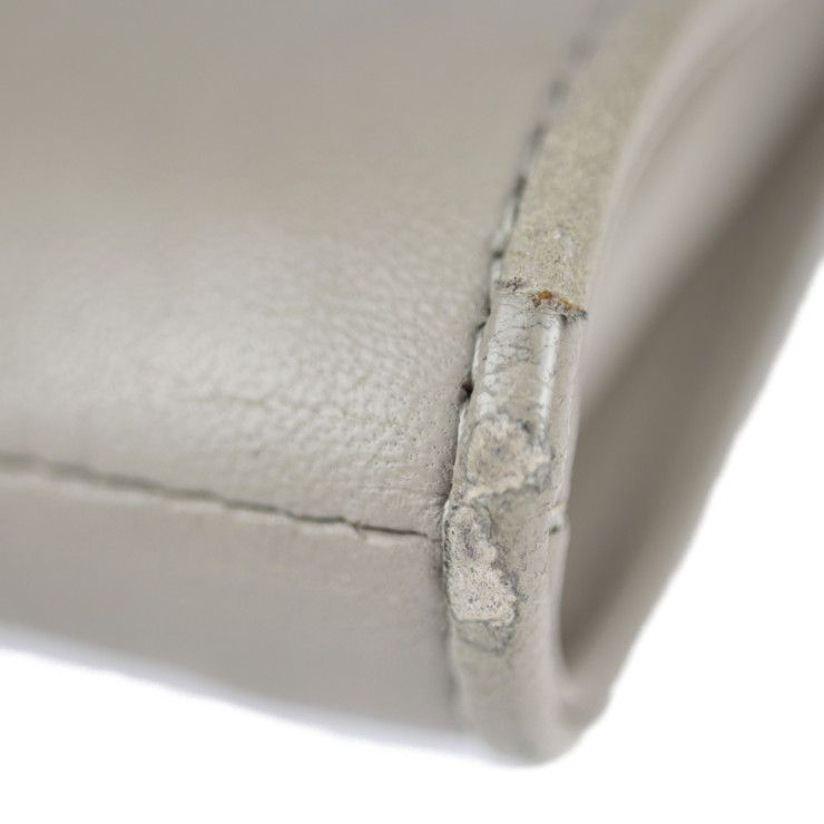 Bottega Veneta Bottega Veneta Second Bag 472578 Leather Taupe Gray Intrecciato