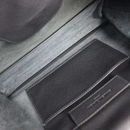 Balenciaga Paper Zip Around Sight Clutch Bag 357328 Calf Leather Black Second
