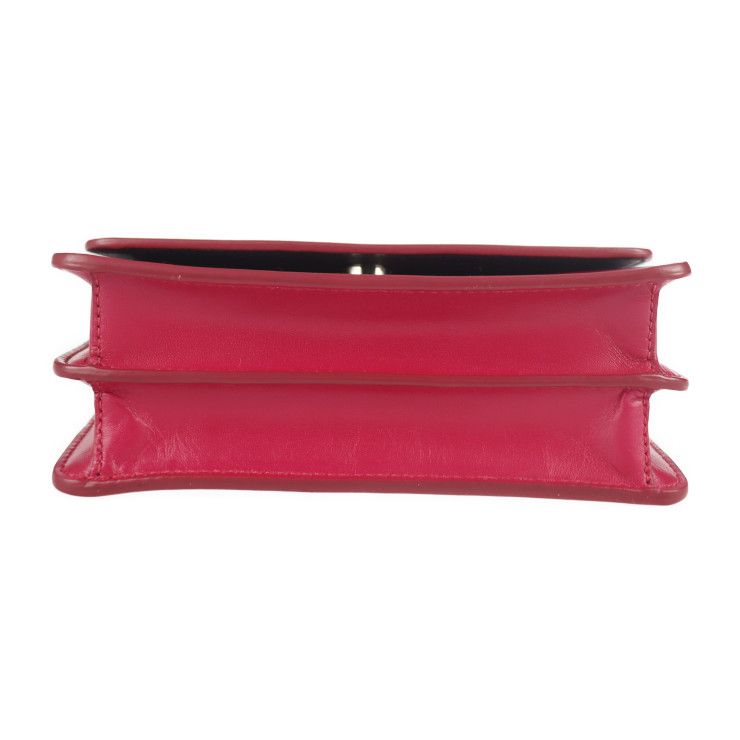 Prada Shoulder Bag Bt1031 Box Calf Peonia Pink Silver Hardware 2WAY Bag