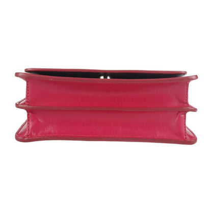 Prada Shoulder Bag Bt1031 Box Calf Peonia Pink Silver Hardware 2WAY Bag
