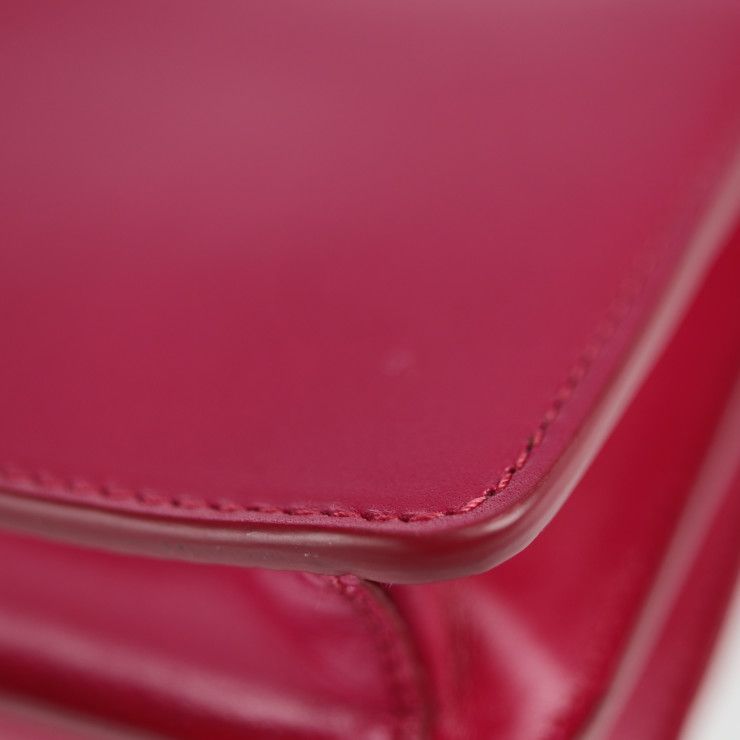 Prada Shoulder Bag Bt1031 Box Calf Peonia Pink Silver Hardware 2WAY Bag