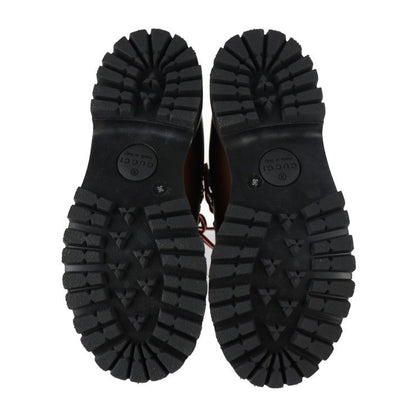 Gucci Mountain Boots 655398 Leather Brown THE North FACE North Face Collaboratio