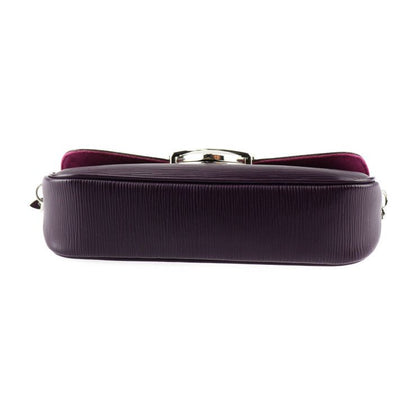 Louis Vuitton Pochette Montaigne Shoulder Bag M5929k Leather Cassis Silver