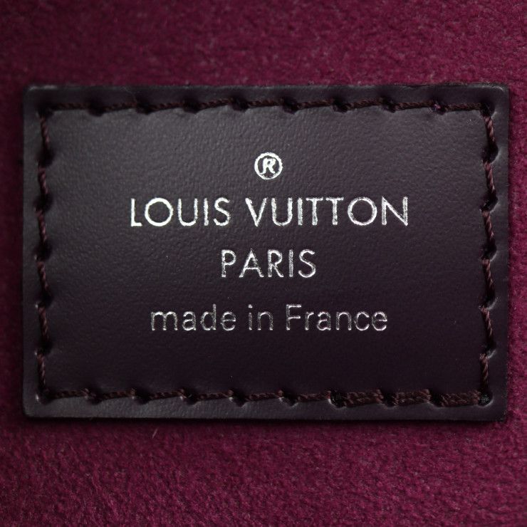 Louis Vuitton Pochette Montaigne Shoulder Bag M5929k Leather Cassis Silver