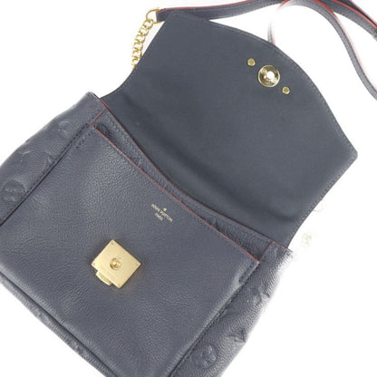 Louis Vuitton Blanche BB Handbag M43781 Leather Marine Rouge Gold Hardware