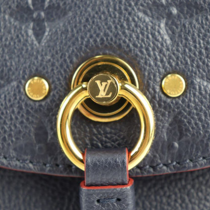 Louis Vuitton Blanche BB Handbag M43781 Leather Marine Rouge Gold Hardware