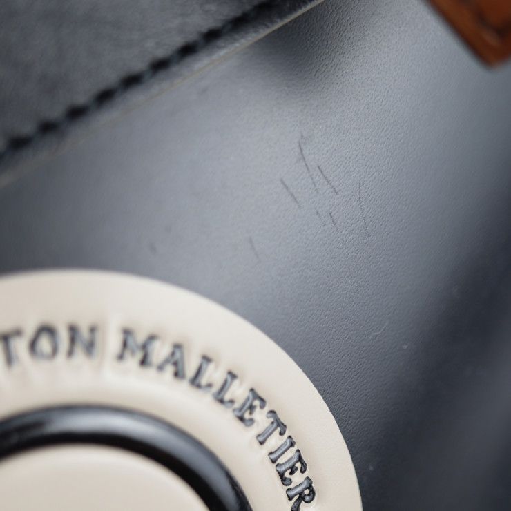 Louis Vuitton City Steamer MM Handbag M43080 Leather Black Multicolor Silver