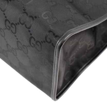 Gucci Off The Grid Off The Grid Tote Bag 630353 Nylon Leather Black GG Nylon