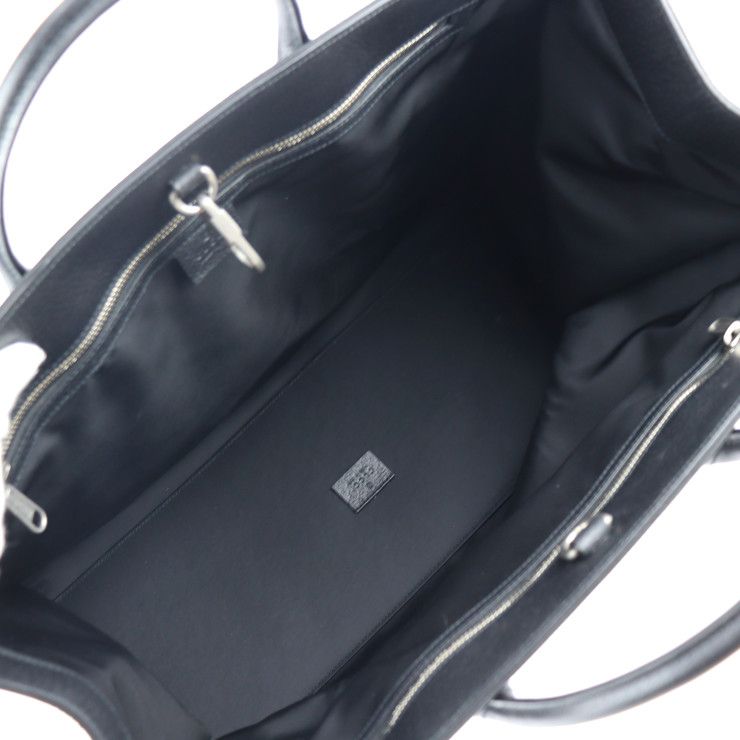 Gucci Off The Grid Off The Grid Tote Bag 630353 Nylon Leather Black GG Nylon