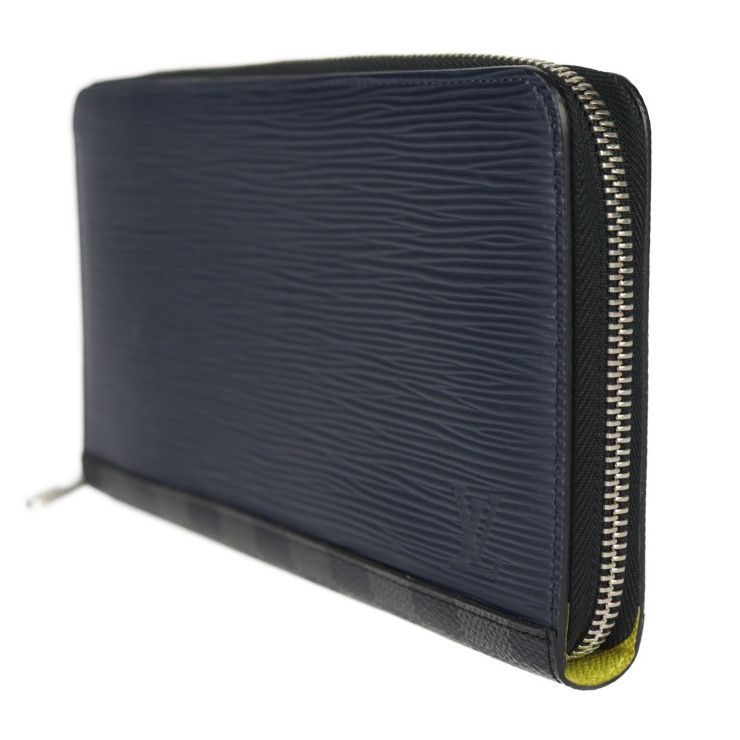 Louis Vuitton Zippy Organizer Long Wallet M68227 Epi Leather Damier Graphite