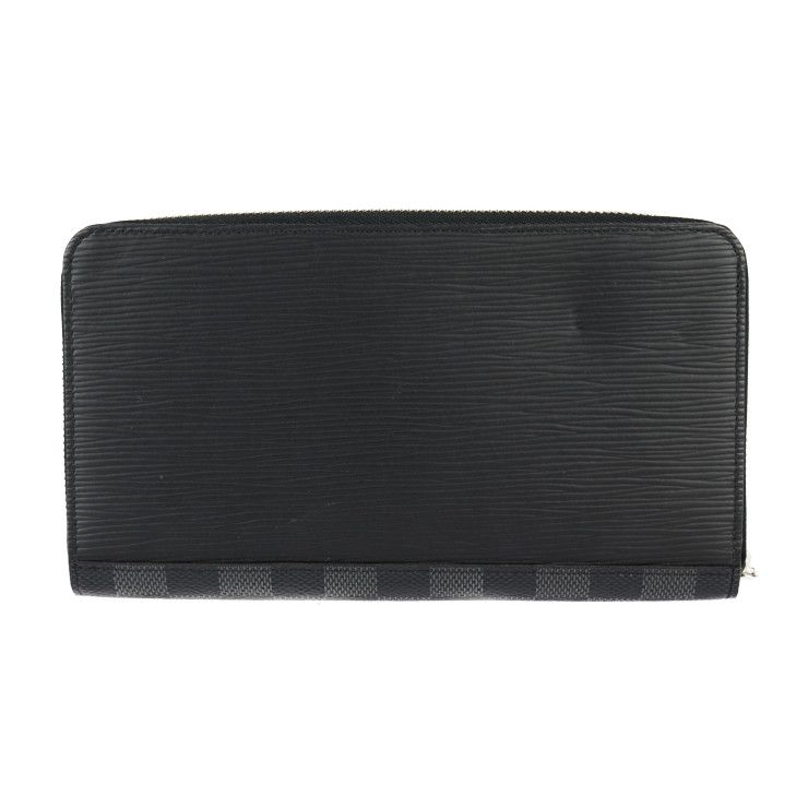 Louis Vuitton Zippy Organizer Long Wallet M68227 Epi Leather Damier Graphite