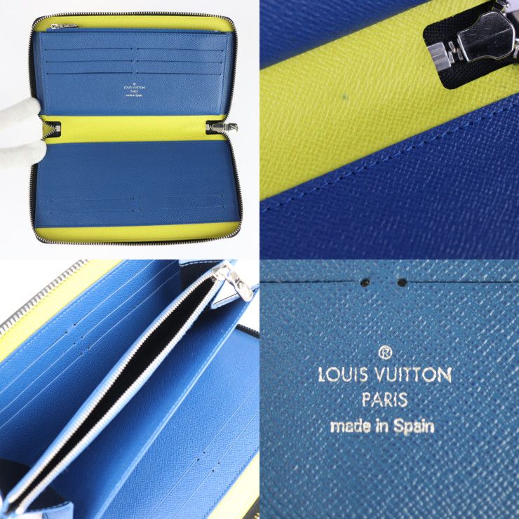 Louis Vuitton Zippy Organizer Long Wallet M68227 Epi Leather Damier Graphite