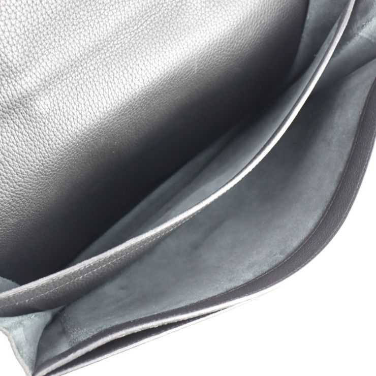 Hermes Sac A Depeches 41 Business Bag - Taurillon Clemence Black Gold Hardware