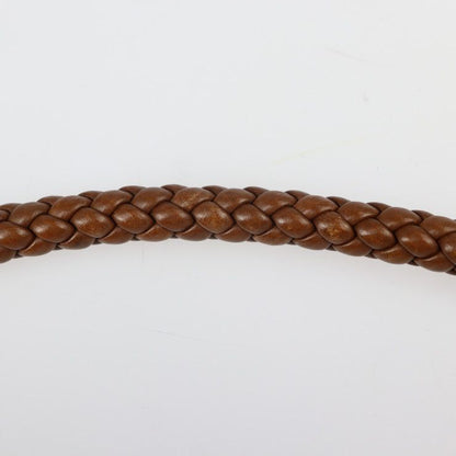 Gucci Shoulder Bag 269947 Leather Brownish Gold Hardware Bamboo Braided One