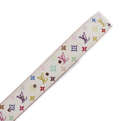 Louis Vuitton Santure LV Cut Belt M9682w PVC Leather Bron Multicolor Gold